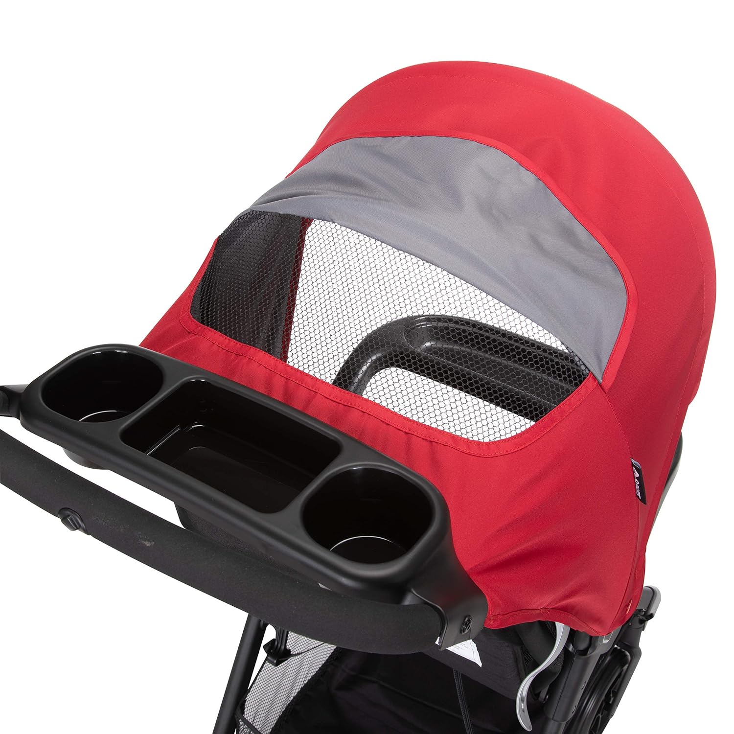 Safety 1st Smooth Ride Travel System Stroller and OnBoard FLX Infant Car Seat, Newborn to Toddler Baby Combo, Easy-Install, Large Canopy, Ample Storage, Foldable, Rear-Facing 4-30 lbs, Black Cherry