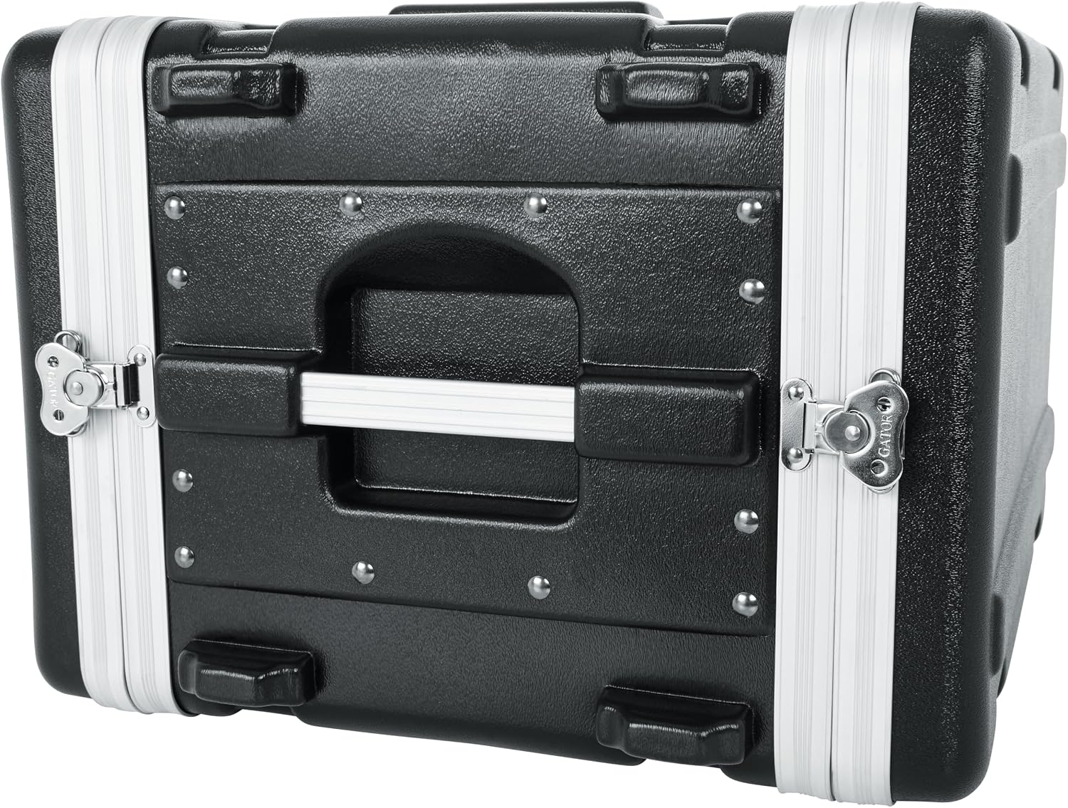 Gator Cases Lightweight Molded 6U Rack Case with Heavy Duty Latches, Shallow 14.25' Depth (GR-6S)