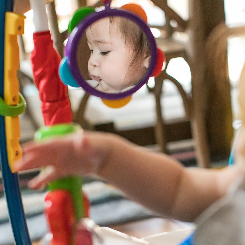 Baby Einstein Neighborhood Symphony Activity Baby Jumper Activity Center, Infant Entertainer with Lights and Melodies, Age 6 Months +, Max Weight 25 lbs., Unisex