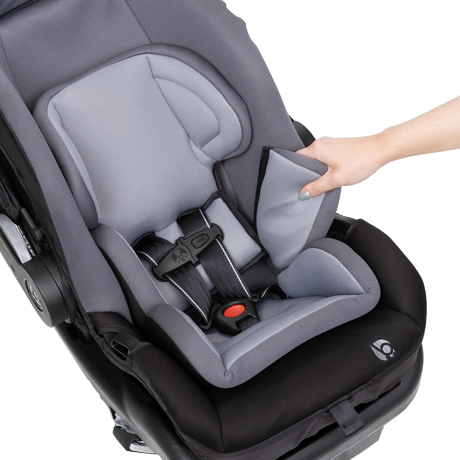 Baby Trend Secure-Lift Infant Car Seat, Dash Black – Compact Lightweight Carrier, Infant Comfort Cushioning, Adjustable Harness Fit