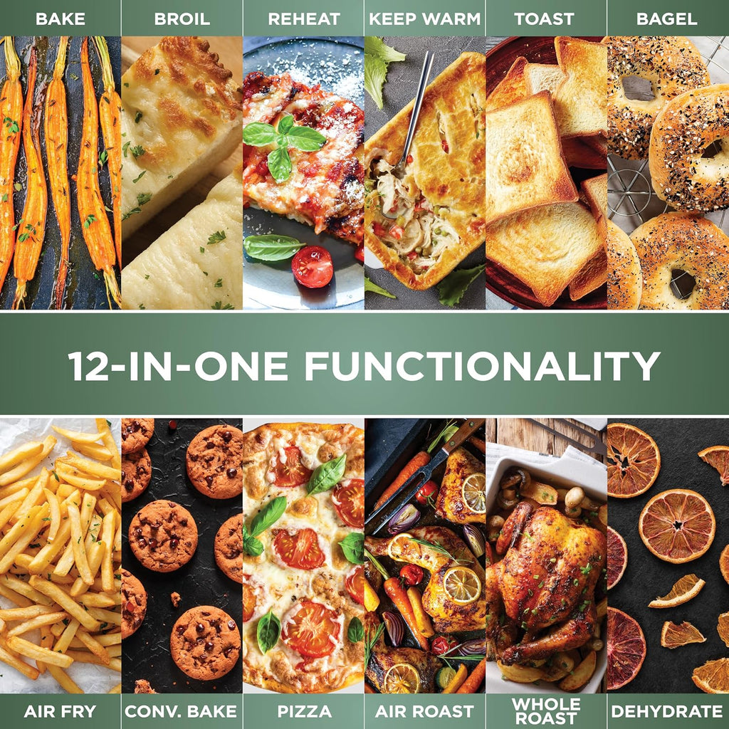 Ninja Air Fryer Toaster Oven Combo | Double Stack XL | 12-in-1 | Fits 4.5 lb Chicken & 6lbs of Wings | Smart Finish Cook 2 Different Meals at Same Time | Countertop Oven | Stainless Steel | DCT601